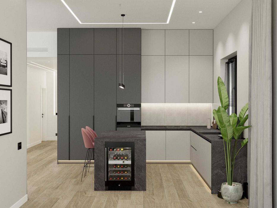 Casa 195mp pe parter complet mobilata| 650mp teren| 30mp terasa acoperita| Langa Nusco Homes Tunari| pompa de caldura| Smart Home