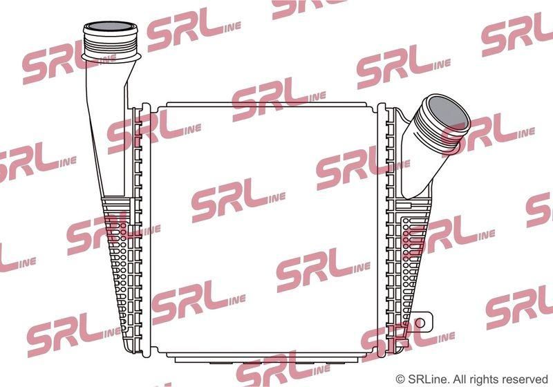 Intercooler Porsche Panamera 2017-2024, 2.9 V6 T, Tipul radiatorului: fagure brazat, OE 971145804C, SRLine