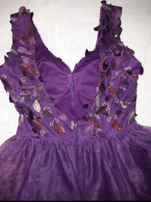 Rochie de majorat/ocazie/nunta/banchet mov, mar M