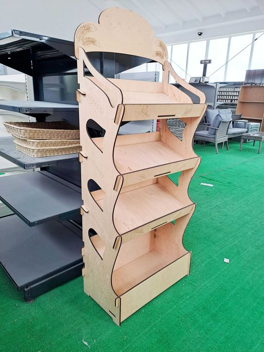 Стелаж за хляб дървен