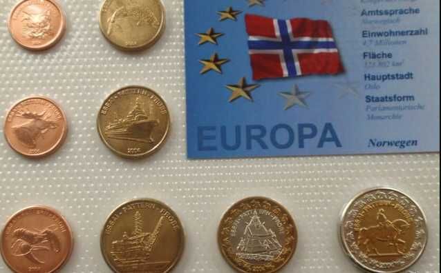 редки ПРОБНИ евросетове монети (не са в обращение)