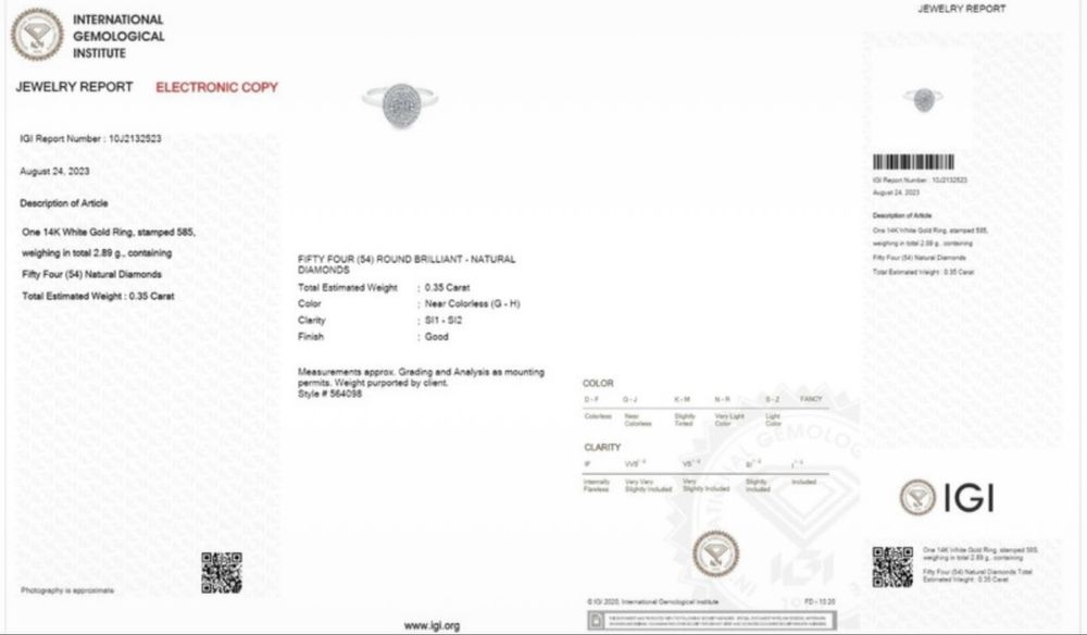 Inel aur cu diamante naturale