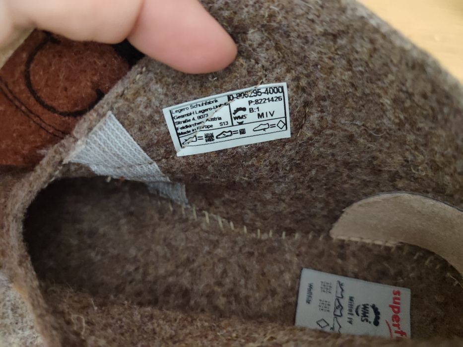 Нови пантофи вълна Superfit 25