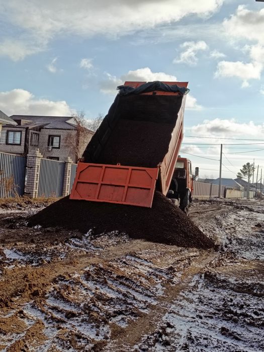 Доставка щебень, песок, отсев
