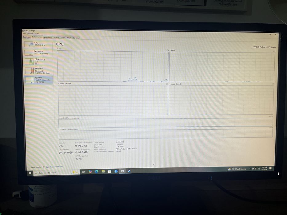 Pc Gaming RTX2060+ i5 9400F