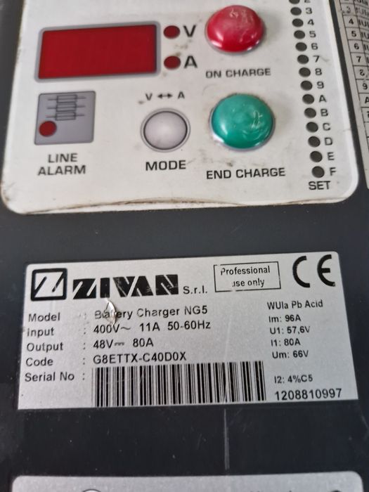 Încărcător utilaje ZIVAN NG5 48V - 80 A