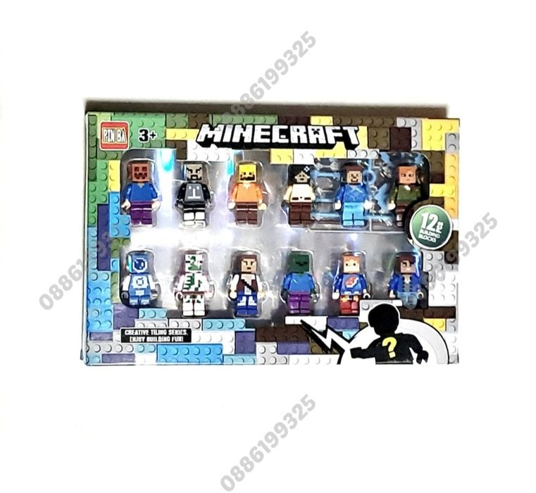 Голям Комплект фигури Майнкрафт, Лего Minecraft