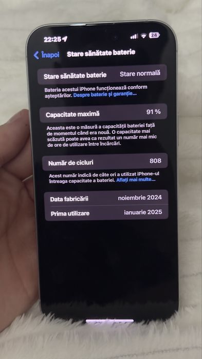 Vand Iphone 16 Pro Max 256 gb