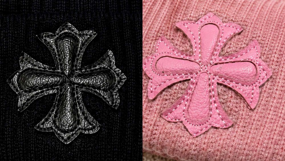 Căciuli Chrome Hearts – Negru și Roz
