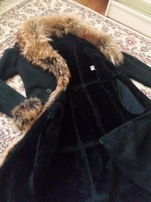 Очень теплая дубленка женская