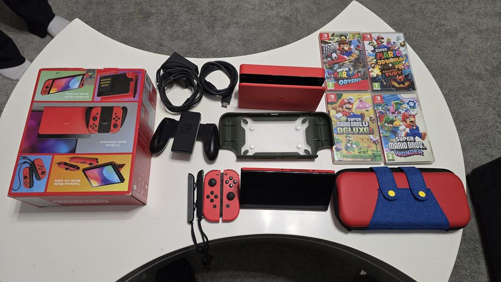 Nintendo Switch Oled Red Mario Edition