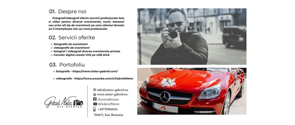 Fotograf / Videograf