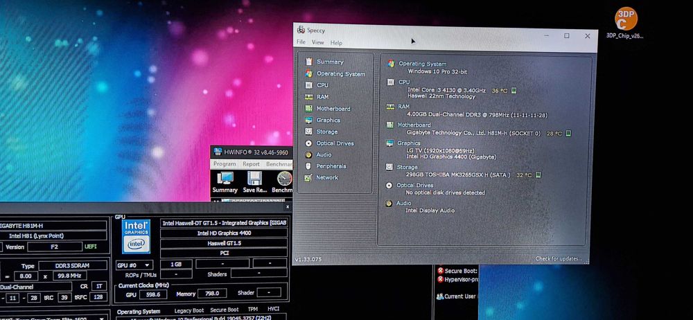 Kit pc i3 4gb ddr3 hdd cs online