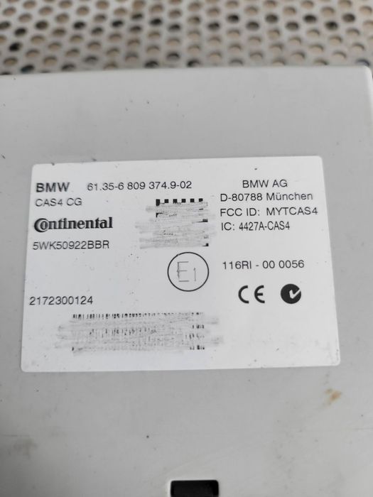 Modul Unitate CAS4 Bmw F10 F11 F06 F12 F13 X3 X4 F25 F26 Cod 6809374 Dezmembrez Bmw X4 F26 2.0 D Motor B47 Xdrive 4x4 Volan Stanga Bi-Xenon