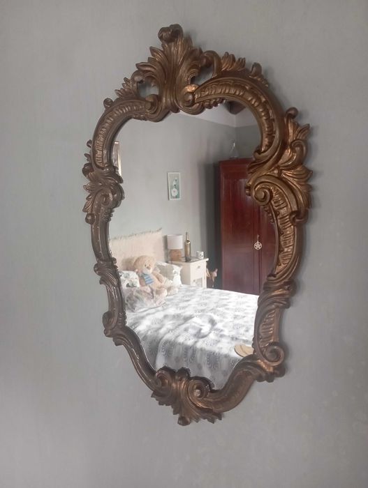 Set decorativ oglinda cu polita, stil baroc