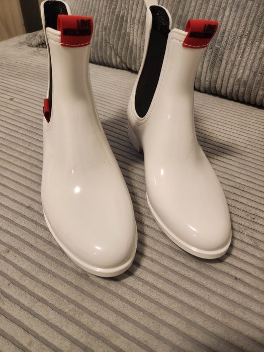 Cizme de cauciuc love moschino