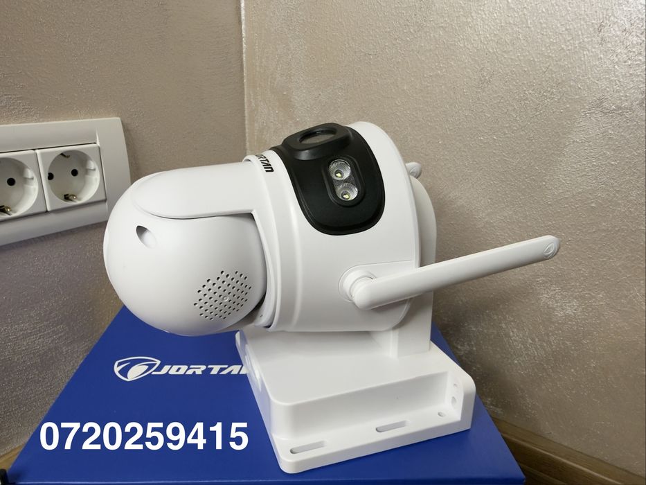 Camera de Supraveghere cu 2 Lentile 6MP, 4G, Panou Solar,18.000mA