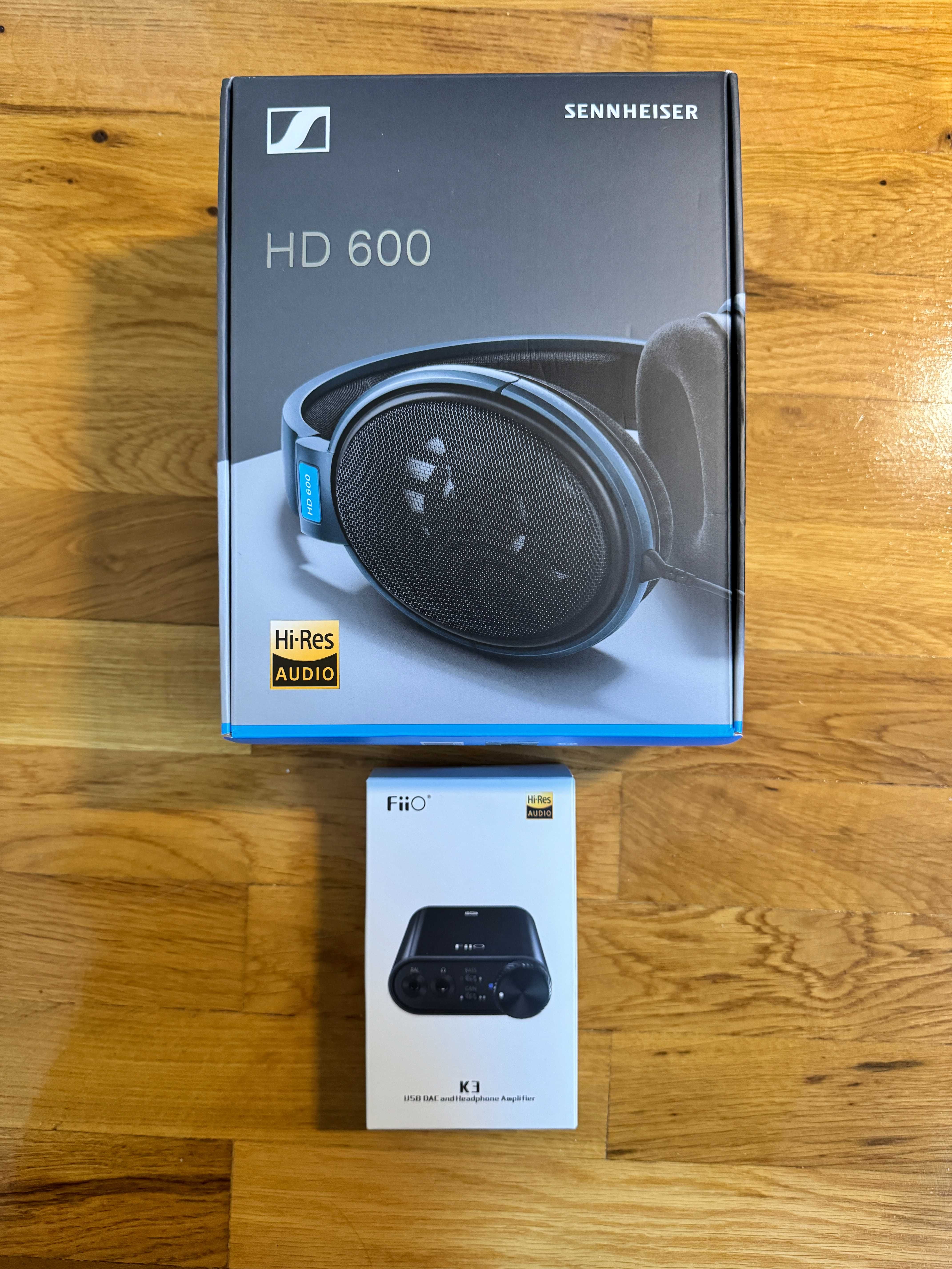 Casti Sennheiser HD 600 DAC Fiio K3 Full Box Bucuresti Sectorul 2 OLX.ro