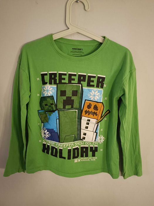 Детска блуза с дълъг ръкав Minecraft Reserved