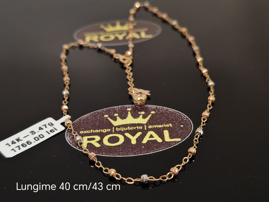 Bijuteria Royal: Lanț aur 14k 3.47 gr