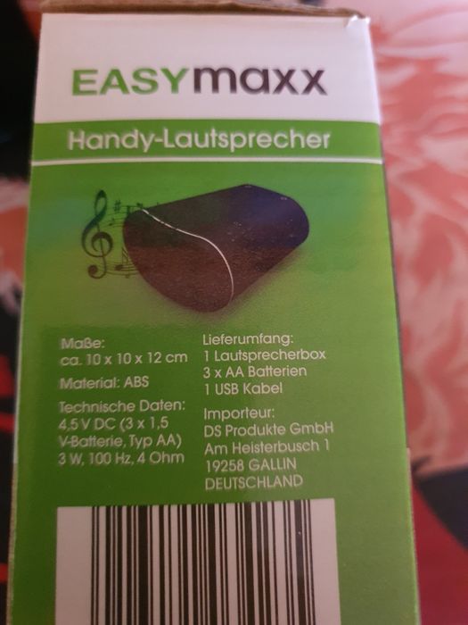 Difuzor telefon mobil 3W Wireless EasyMaxx