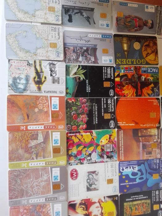 Две вази и лот гръцки фонокарти .