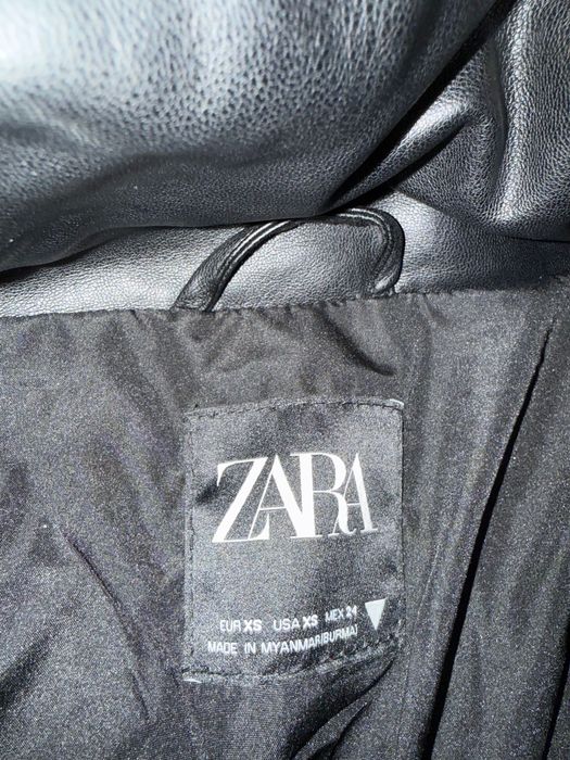 Zara ново зимно кожено яке