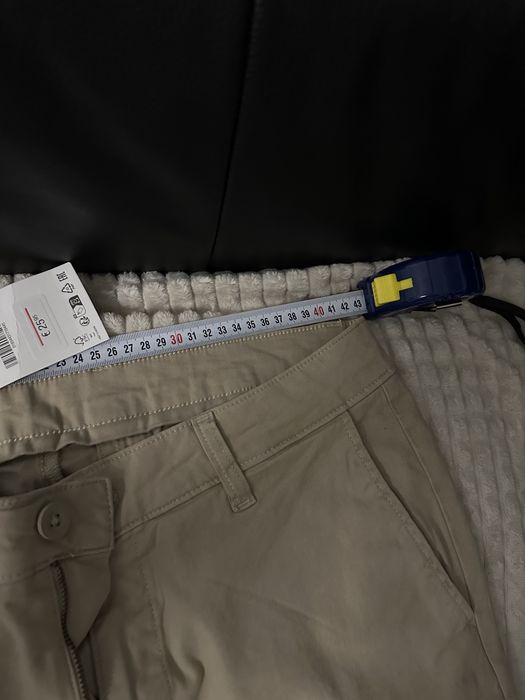 Pantaloni chino Zara crem skinny fit