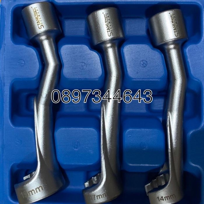 Комплект ключове за тръбичките на дюзите към инжекторите 3ч Stahlmayer