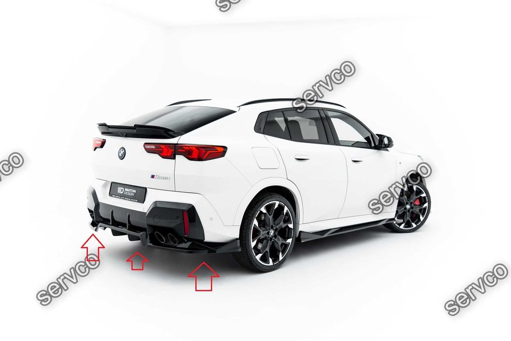 Prelungire splitter bara spate Bmw X2 U10 M35i 2023- v2 - Maxton Design