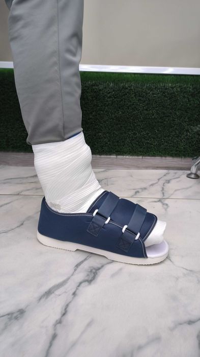 Gipsda taqiladigan oyoq uchun shippak