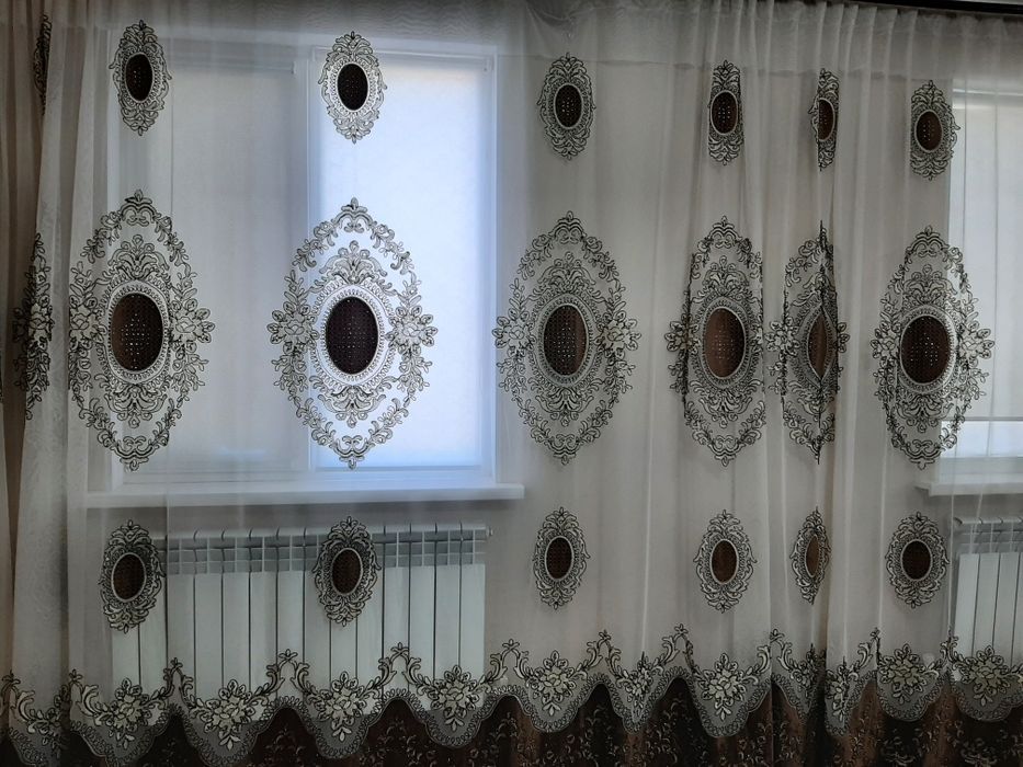 Б/у тюль 12метров 15 000 тг