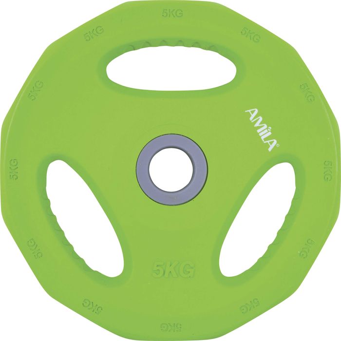Цветни Дискове ø30 мм, Тежести за Pump Set AMILA 2 × 5 кг, Аеробика