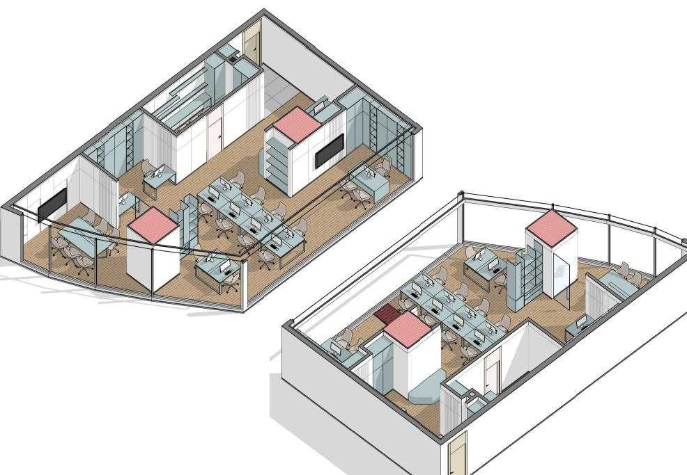 Панорамный офис 118 м² в Piramit Tower — 16 этаж, угловой (55)