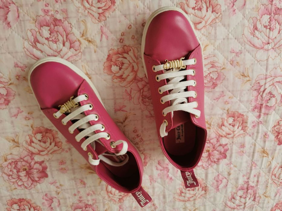 Juicу Couture розови дамски гуменки кецове маратонки размер 36