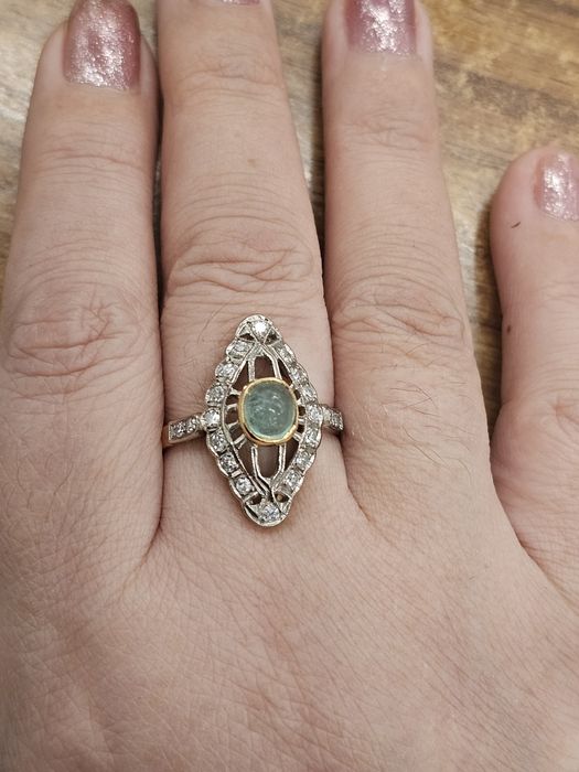 Бриллианты изумруд 750СССР