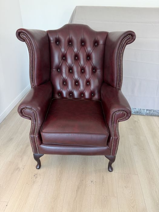Fotoliu Chesterfield model Queen Anne