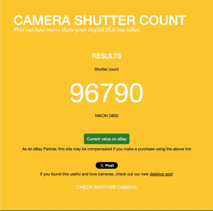 Nikon D850 - MINT condition