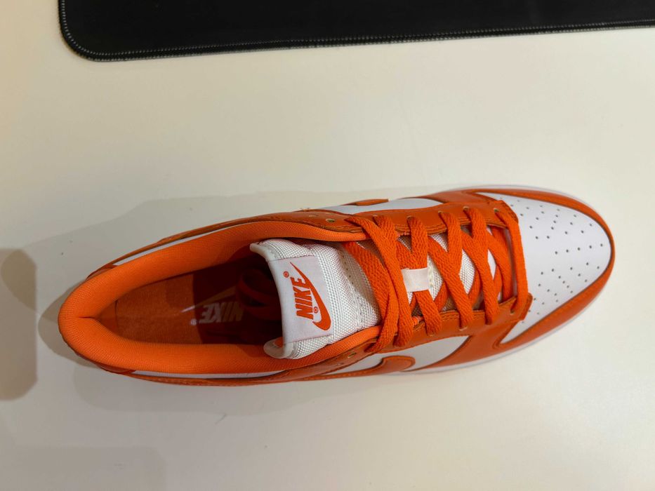 dunk low orange blaze stockx