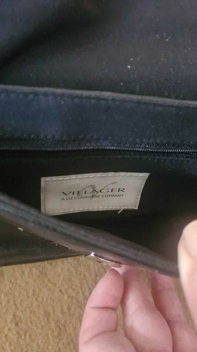 Geanta originala Liz Claiborne stil american, casual neagra