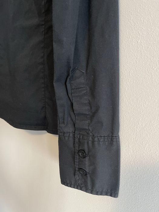 Camasa neagra bumbac cambrata S