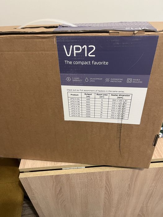 Нов конвектор ADAX VP12 H10 KET, 1000 W, в гаранция