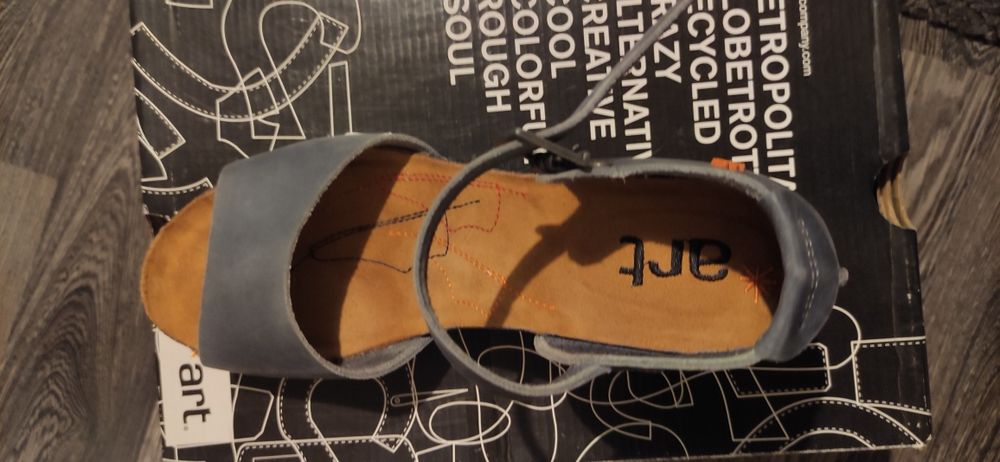 Дамски сандали естествена кожа ART, Paul Green, Edited