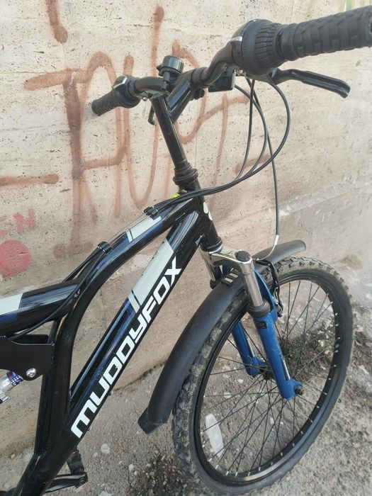 Bicicleta full suspension muddyfox transmisie 3x6
