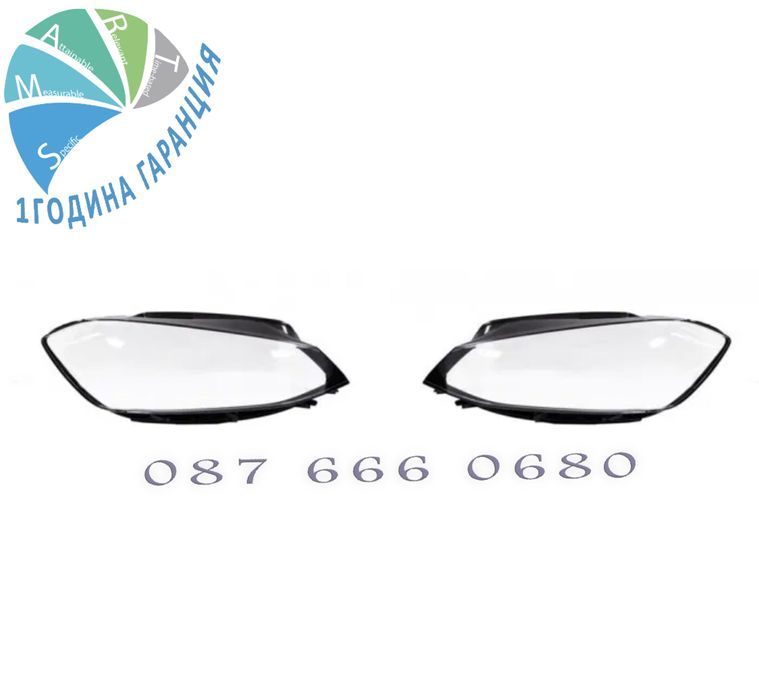 VW golf 7 7.5 капак фар стъкло капаци фарове крушки панел Голф