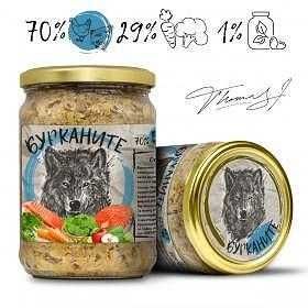 Бурканите - зверската храна за кучета различни видове.