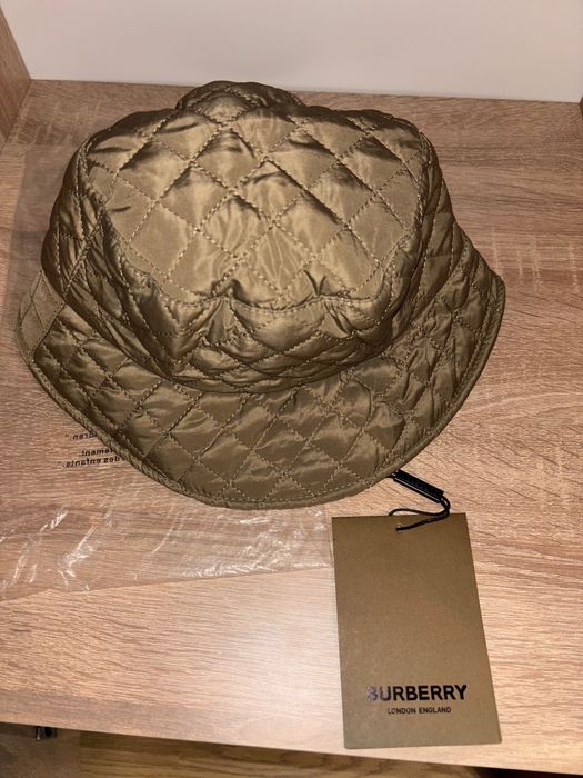 Pălărie bucket hat Burberry kaki