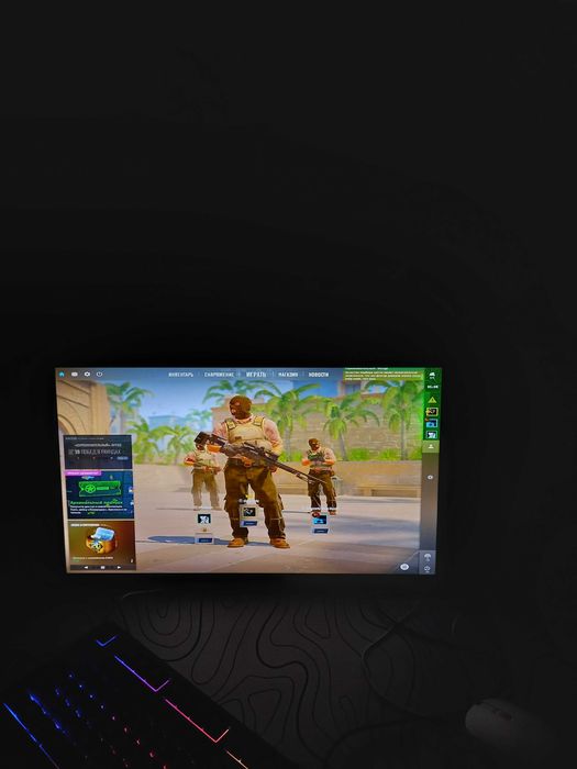 Монитор Qmax 75гц 21°