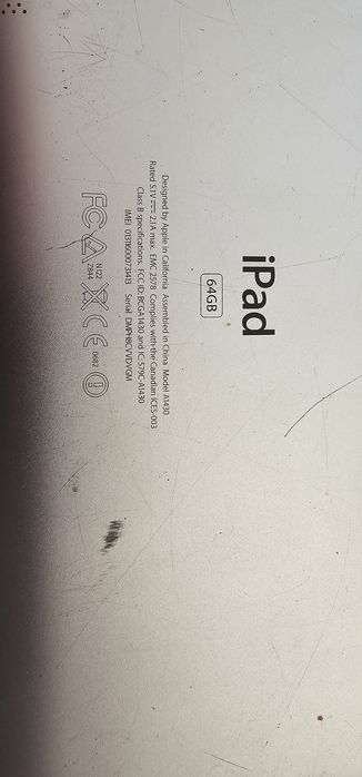 Apple Ipad A1430 64GB