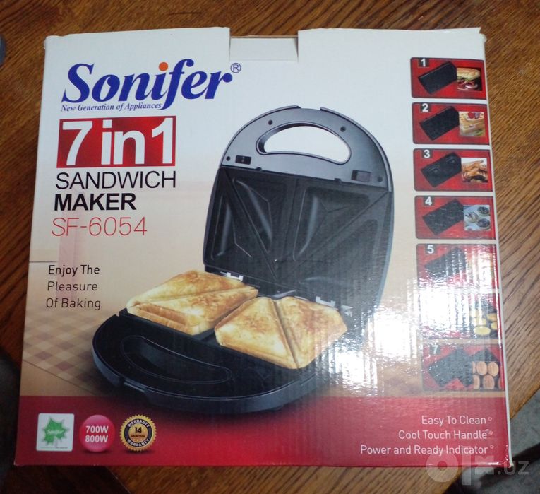 Вафельница Тостер Гриль Сендвичница Sonifer Вафли